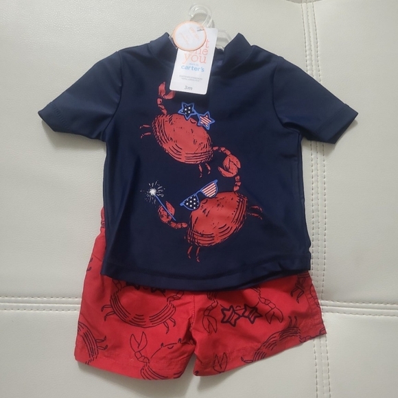 Carter's Swim Baby Boy Swimsuit Size 3m Poshmark